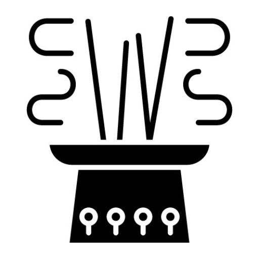 Incense Sticks Glyph Icon