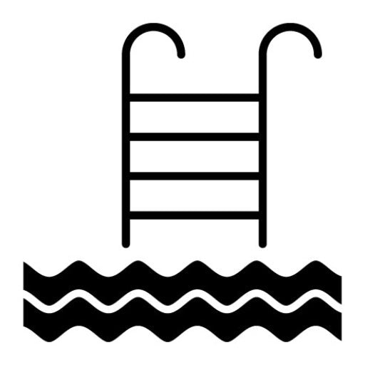 Massage Pool Glyph Icon