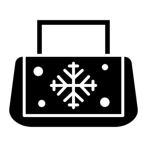 Ice Bag Glyph Icon