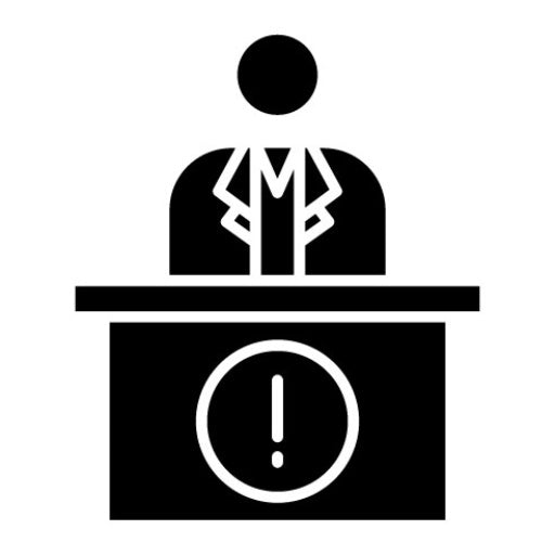Information Desk Glyph Icon | Spa