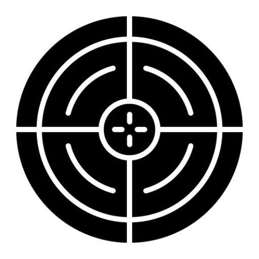 Aim Glyph Icon | Web Marketing