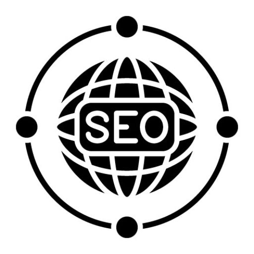 SEO Network Glyph Icon