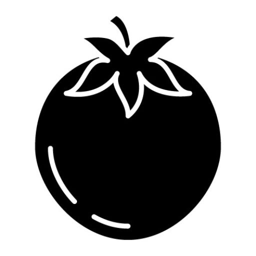Persimmon Glyph Icon