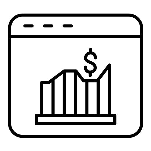 Website Statistics Icon | Web Marketing