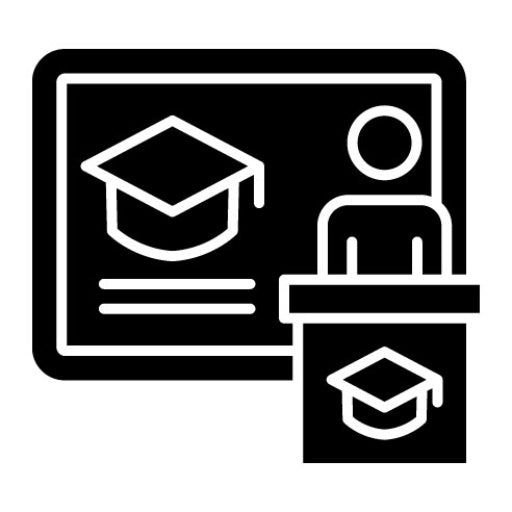 Lecture Glyph Icon | Web Marketing