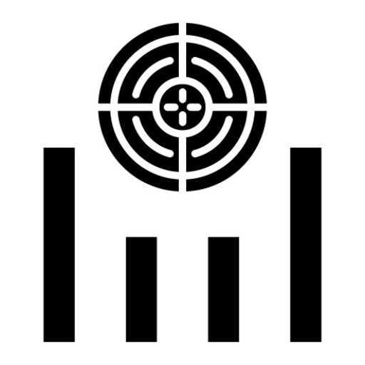 Business Target Glyph Icon