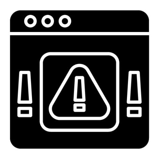 Web Alert Glyph Icon