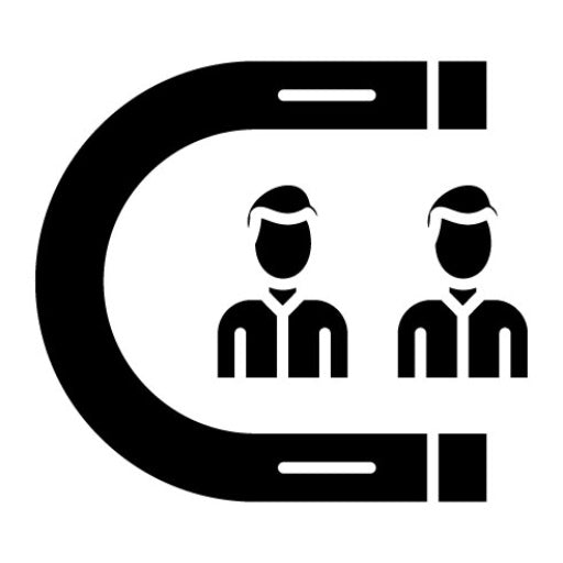 User Engagement Glyph Icon | Online Marketing