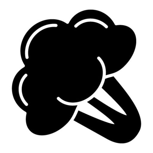 Cauliflower Glyph Icon