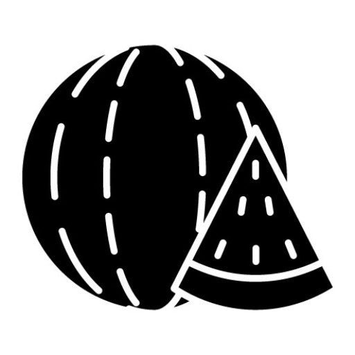 Watermelon Glyph Icon