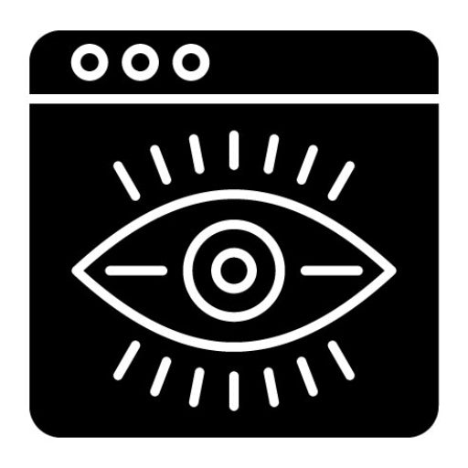 Web Visibility Glyph Icon