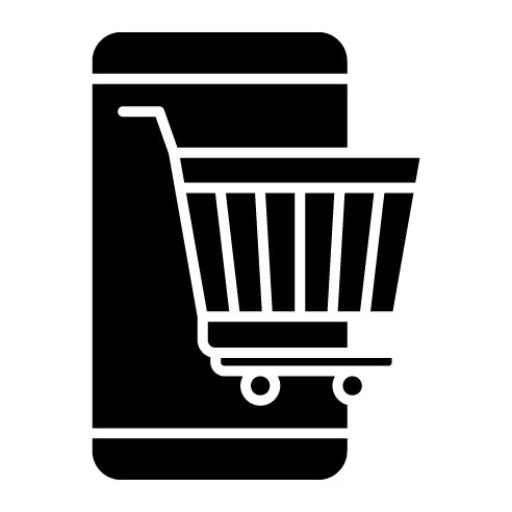 Buy Online Glyph Icon