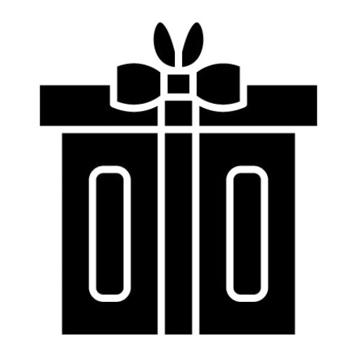 Gift Box Glyph Icon | Shopping and Ecommerce