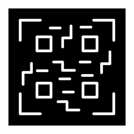 QR Code Scan Glyph Icon