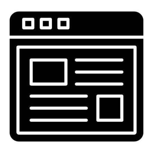 Bowser Layout Glyph Icon