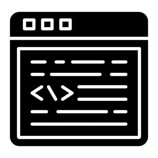 Web Coding Glyph Icon | Seo and Web