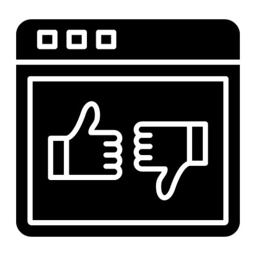 Feedback Glyph Icon | Seo and Web