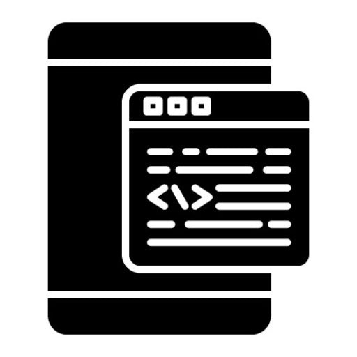 Application Coding Glyph Icon