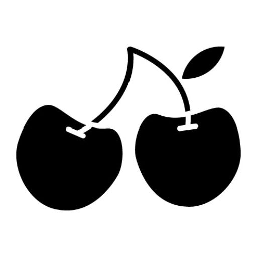 Cherry Glyph Icon