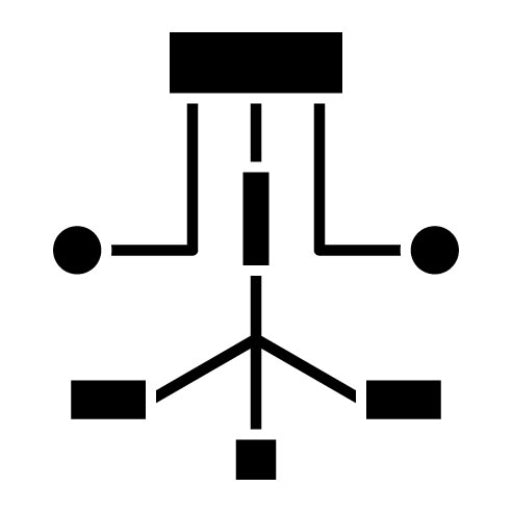 Workflow Glyph Icon | Project Management