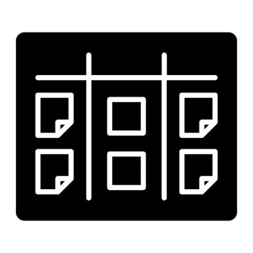 Kanban Glyph Icon | Project Management