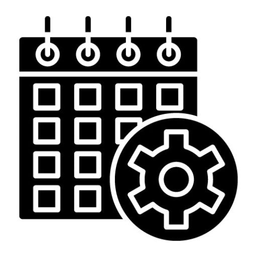 Schedule Glyph Icon