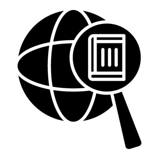 Global Search Glyph Icon | Online Education