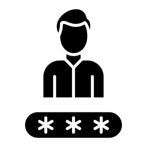 User Login Glyph Icon