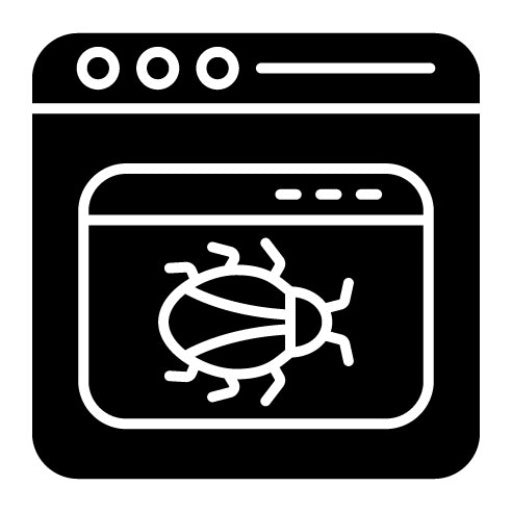 Application Malware Glyph Icon