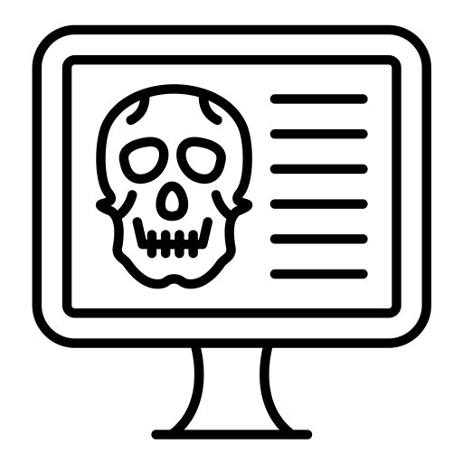 Computer Hacked Icon | Security