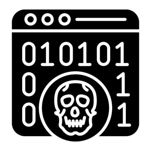 Website Hacked Glyph Icon | Security