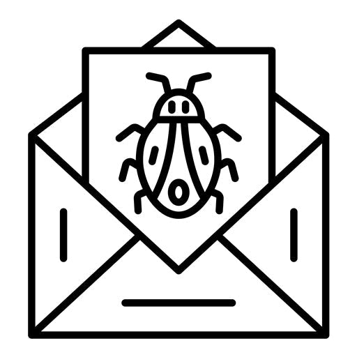Virus Email Icon