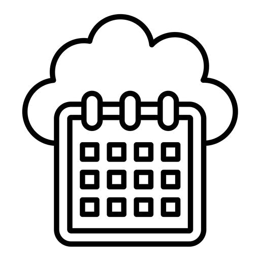 Cloud Calendar Icon