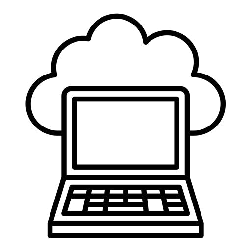 Cloud Laptop Icon