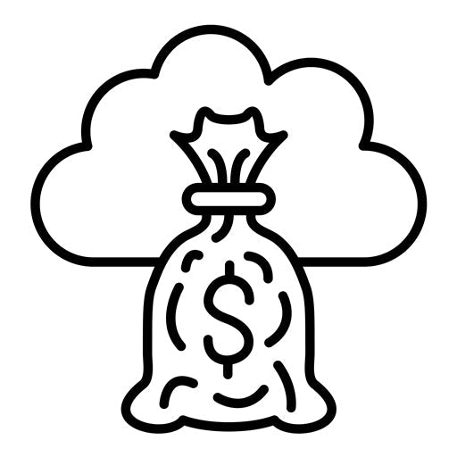 Cloud Money Icon | Cloud Computing