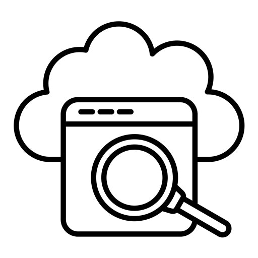 Cloud Search Icon | Cloud Computing