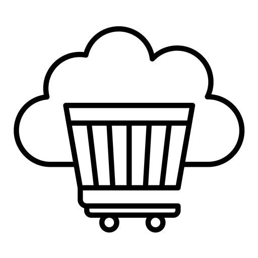 Cloud Cart Icon