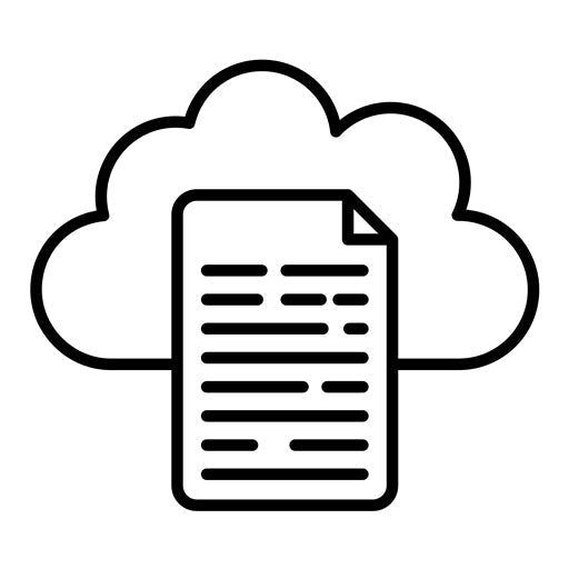 Cloud Document Icon