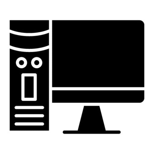 Workstation Glyph Icon