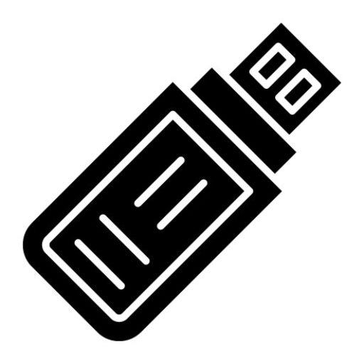 USB Glyph Icon | Cloud Computing