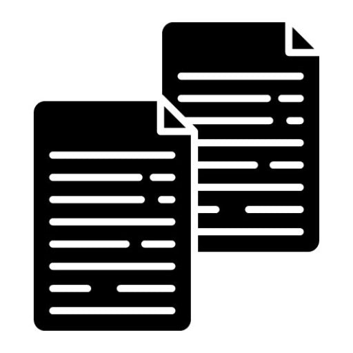 Files Glyph Icon | Business and Office