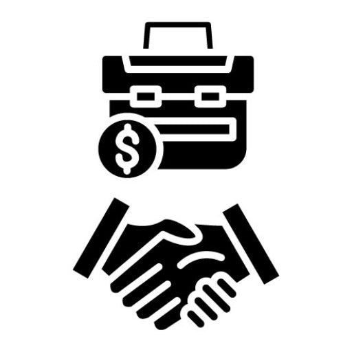Business Deal Glyph Icon