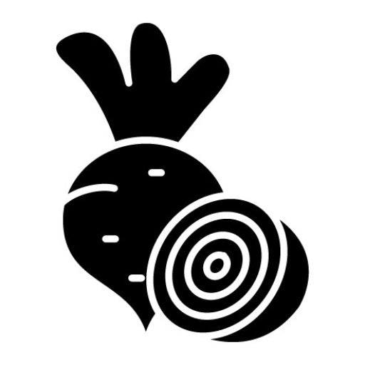 Beet Glyph Icon
