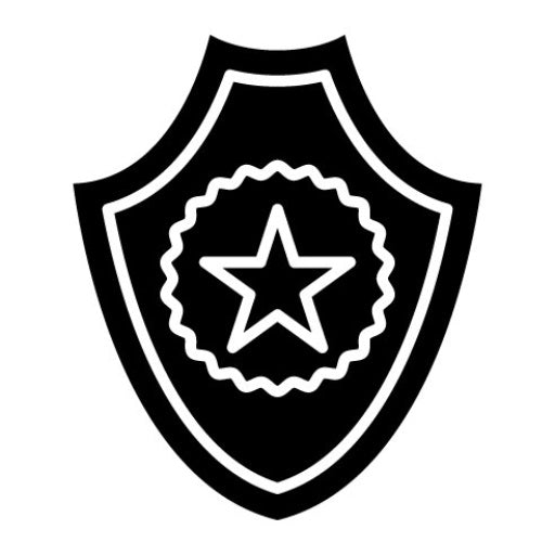 Badge Glyph Icon | Business and Office
