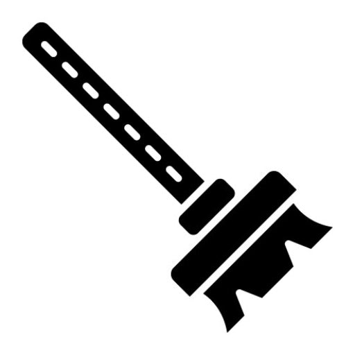 Broom Glyph Icon | Tools