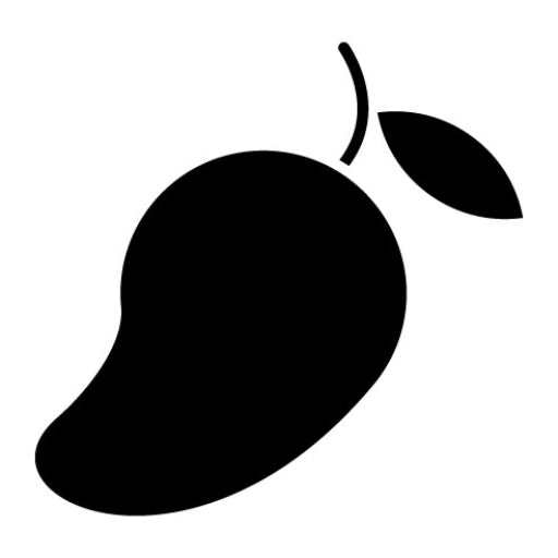 Mango Glyph Icon