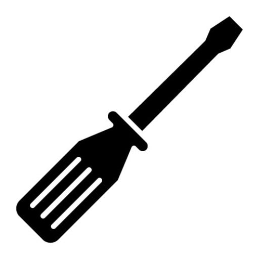 Screwdriver Glyph Icon | Tools