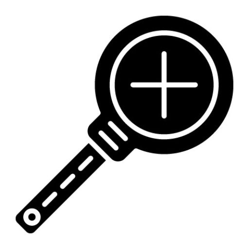 Zoom In Glyph Icon