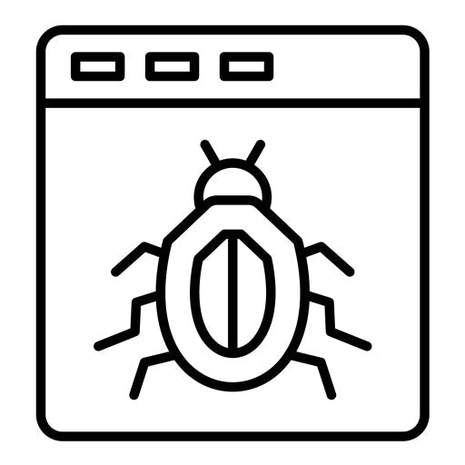 Website Bug Icon | Networking and Data Sharing