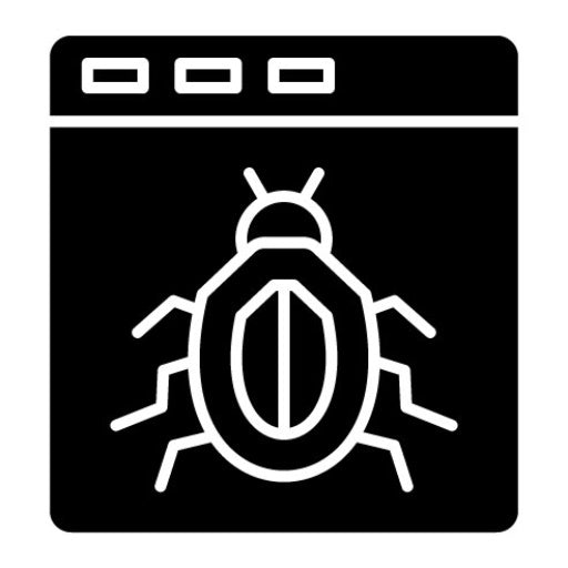 Website Bug Glyph Icon | Networking and Data Sharing